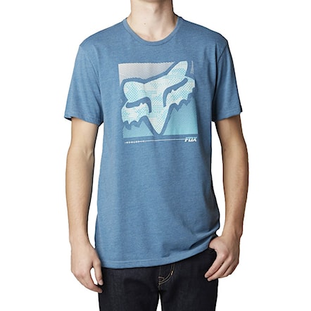 T-shirt Fox Reliever heather blue steel 2015 - 1