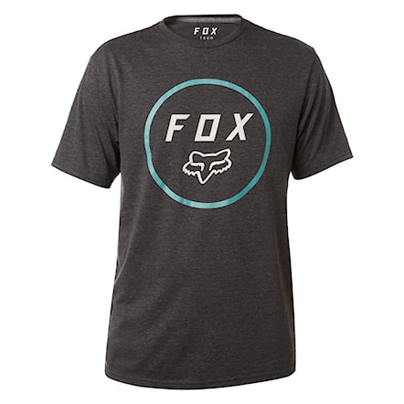 T-shirt Fox Settled SS Tech Tee heather black 2018 - 1