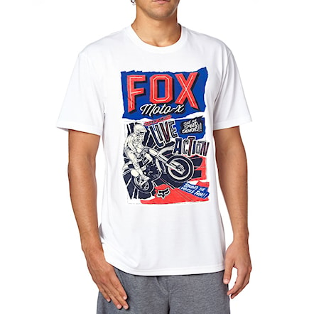 T-shirt Fox Side Glide optic white 2016 - 1