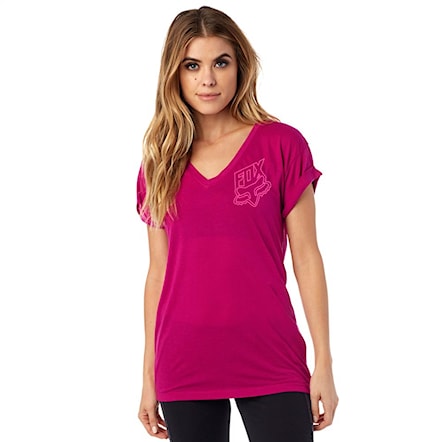 Koszulka Fox Specific Roll burgundy 2016 - 1