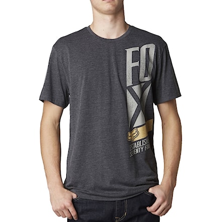 T-shirt Fox Swooper heather black 2015 - 1
