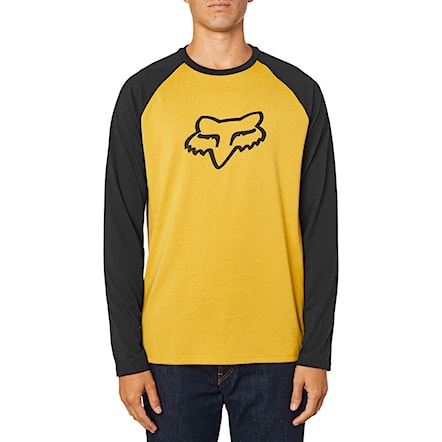 T-shirt Fox Tournament Ls Tech Tee mustard 2020 - 1