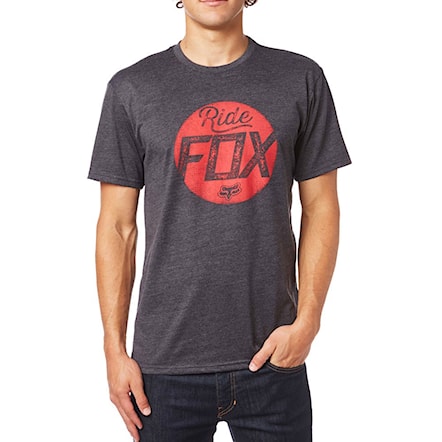 T-shirt Fox Turnstile heather black 2017 - 1