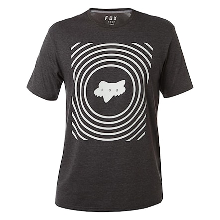 T-shirt Fox Upside Downer Ss Tech Tee heather black 2018 - 1