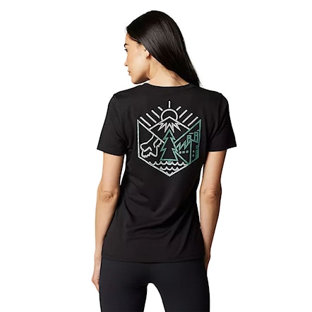 T-shirt Fox Wms Caveaut Ss Tech black 2022 - 1