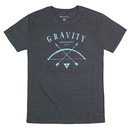 Tričko Gravity Arrow black heather 2016 - 1