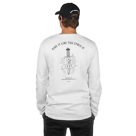 T-shirt Gravity Contra Ls white 2019 - 1