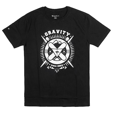 T-shirt Gravity Ready To Ride black 2016 - 1