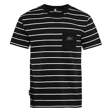 Koszulka Horsefeathers Alpha black stripes 2025 - 1