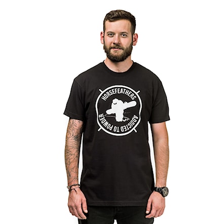 T-shirt Horsefeathers Atp black 2017 - 1