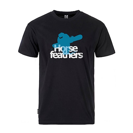 T-shirt Horsefeathers Backcountry black 2022 - 1