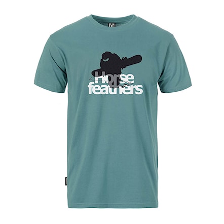 T-shirt Horsefeathers Backcountry oil blue 2022 - 1