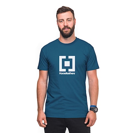 T-shirt Horsefeathers Base blue 2018 - 1