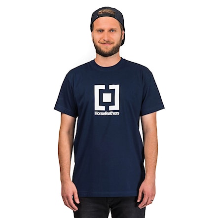 T-shirt Horsefeathers Base indigo 2018 - 1