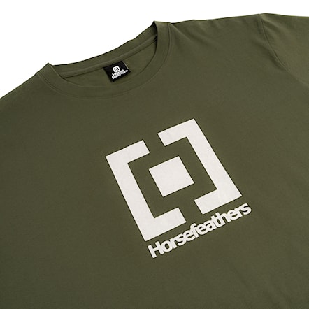 Koszulka Horsefeathers Base loden green 2024 - 3