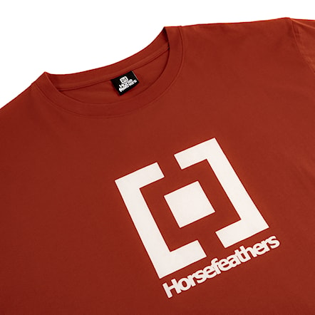 T-shirt Horsefeathers Base orange rust 2024 - 4