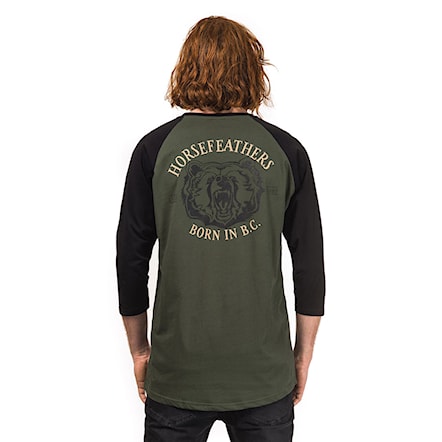 T-shirt Horsefeathers Bear olive 2018 - 1