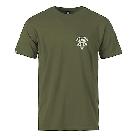 T-shirt Horsefeathers Bear Skull loden green 2024 - 2