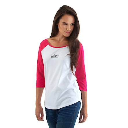 Tričko Horsefeathers Birdie rose red 2021 - 2