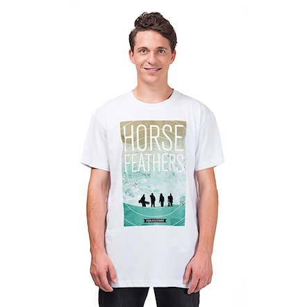 T-shirt Horsefeathers Borderline white 2016 - 1