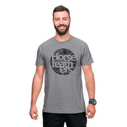 T-shirt Horsefeathers Bout heather grey 2018 - 1