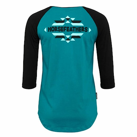 T-shirt Horsefeathers Britney teal green 2021 - 1