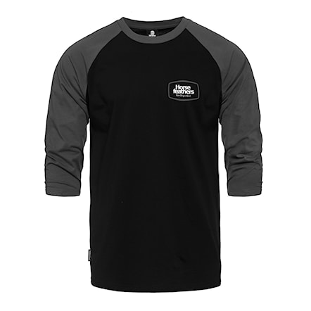 Koszulka Horsefeathers Bronco Raglan black/gray 2024 - 2