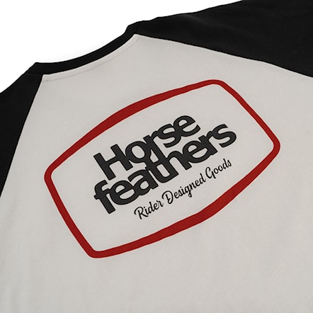 T-shirt Horsefeathers Bronco Raglan cement 2024 - 3