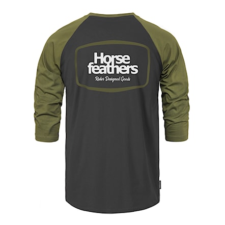 Koszulka Horsefeathers Bronco Raglan loden green 2024 - 1