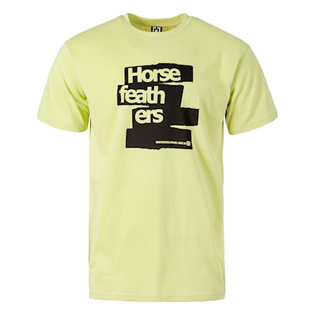 Tričko Horsefeathers Brush lemon grass 2020 - 1