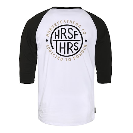 T-shirt Horsefeathers Circle Raglan white 2024 - 1