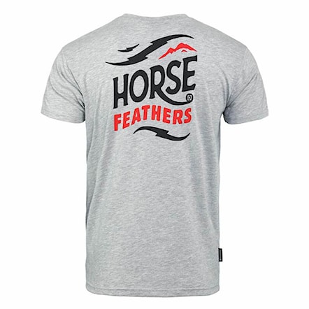 Tričko Horsefeathers Crest ash 2021 - 1