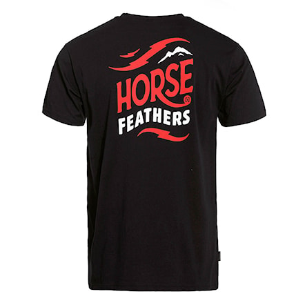 Tričko Horsefeathers Crest black 2021 - 1