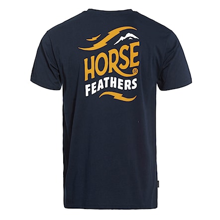 Tričko Horsefeathers Crest midnight navy 2021 - 1