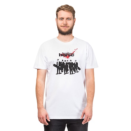 T-shirt Horsefeathers Dogs white 2019 - 1