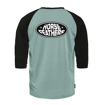 Tričko Horsefeathers Dynamo Raglan blue haze/black 2025 - 1