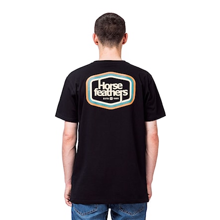 T-shirt Horsefeathers Fab black 2020 - 1