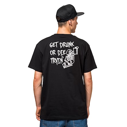 T-shirt Horsefeathers Get Drunk black 2019 - 1