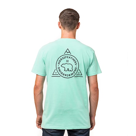 T-shirt Horsefeathers Grizzly misty jade 2019 - 1
