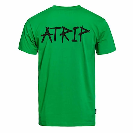 T-shirt Horsefeathers Handwritten Ss Atrip fern green 2021 - 1