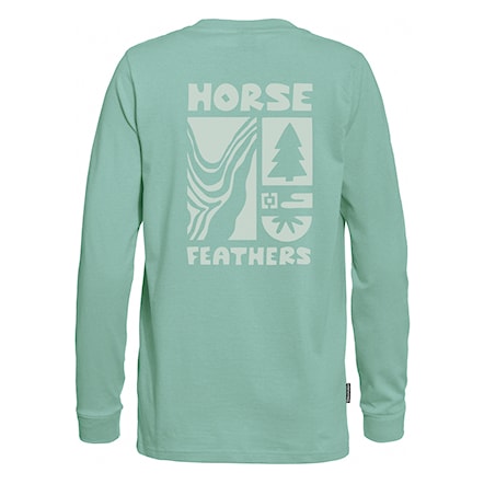 Koszulka Horsefeathers Ibis frosty green 2024 - 1