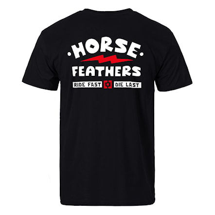 Tričko Horsefeathers Ignite black 2024 - 1