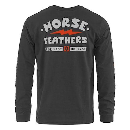 T-shirt Horsefeathers Ignite LS grey 2024 - 1