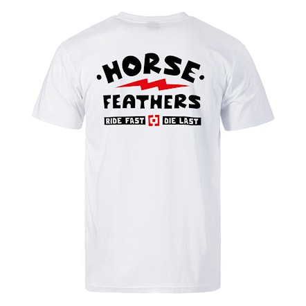 Koszulka Horsefeathers Ignite white 2024 - 1