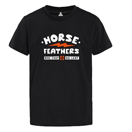 T-shirt Horsefeathers Ignite Youth black 2024 - 1