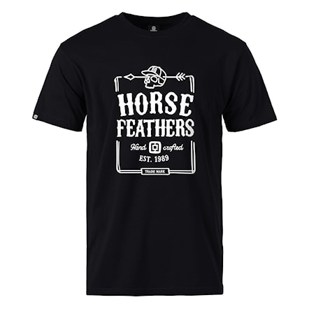Tričko Horsefeathers Jack black 2024 - 1