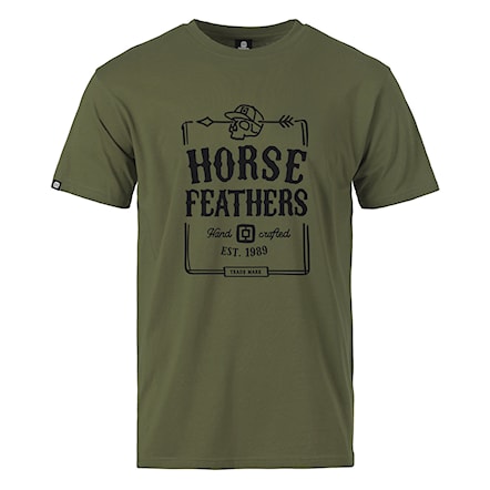 Tričko Horsefeathers Jack loden green 2024 - 1