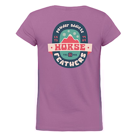 Tričko Horsefeathers Kai mulberry 2024 - 1