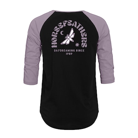 Tričko Horsefeathers Kirby black/lavender 2025 - 1