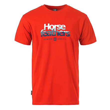 T-shirt Horsefeathers Landscape tomato red 2021 - 1